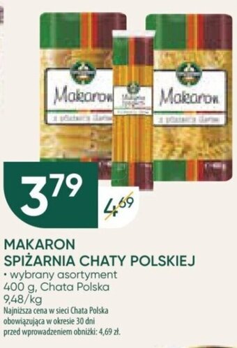 Chata Polska MAKARON SPIŻARNIA CHATY POLSKIEJ 400 g oferta