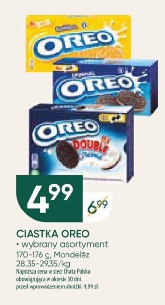 Chata Polska CIASTKA OREO 170-176 g oferta