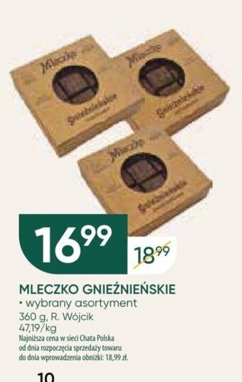 Chata Polska MLECZKO GNIEŹNIEŃSKIE 360 g oferta