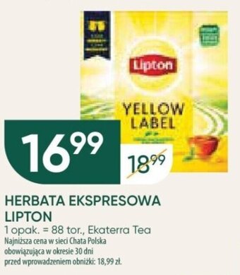 Chata Polska HERBATA EKSPRESOWA LIPTON 88 tor. oferta