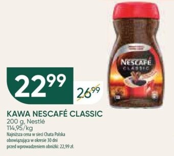 Chata Polska KAWA NESCAFÉ CLASSIC 200 g oferta