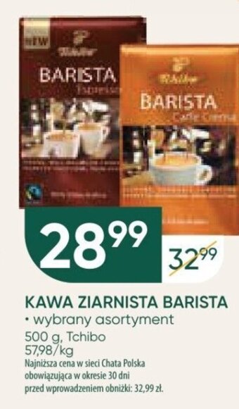 Chata Polska KAWA ZIARNISTA BARISTA Tchibo 500 g oferta