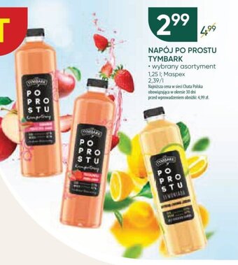 Chata Polska NAPÓJ PO PROSTU TYMBARK 1,25 l oferta
