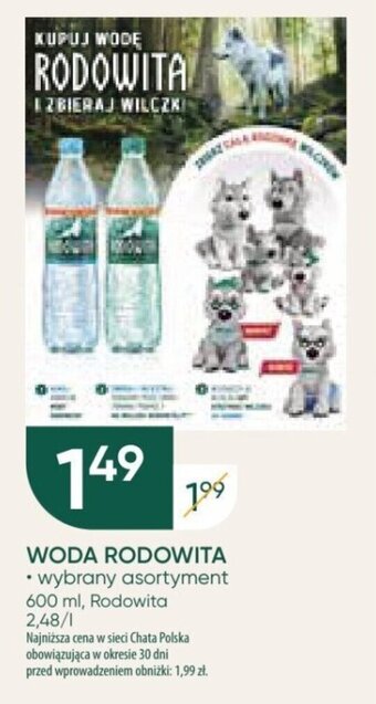 Chata Polska WODA RODOWITA 600 ml oferta