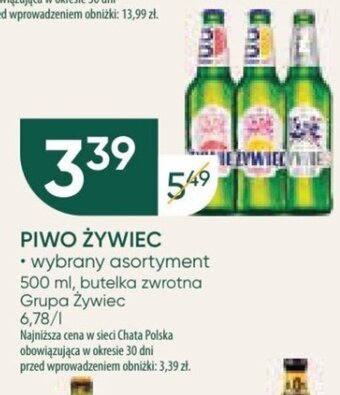 Chata Polska PIWO ŻYWIEC 500 ml oferta