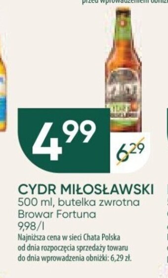 Chata Polska CYDR MIŁOSŁAWSKI 500 ml oferta