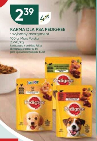 Chata Polska KARMA DLA PSA PEDIGREE 100 g oferta