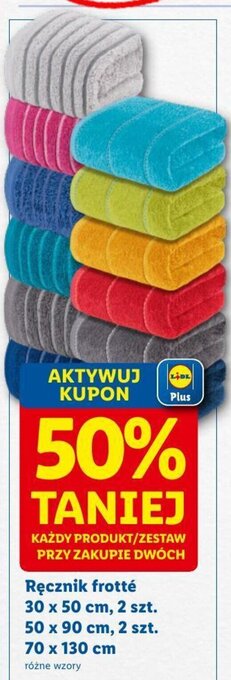 Lidl Ręcznik frotté oferta