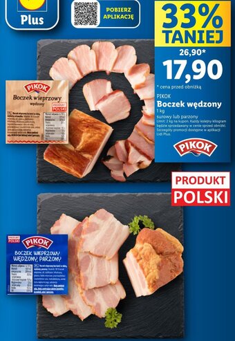 Lidl PIKOK Boczek wędzony oferta