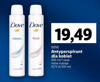 Lidl DOVE Antyperspirant dla kobiet 200 ml oferta
