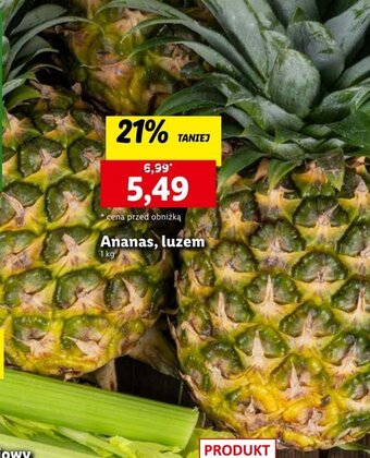 Lidl Ananas, luzem 1 kg oferta