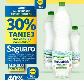 Lidl WODY MUSZYŃSKIE Saguaro oferta