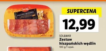 Lidl SOL&MAR Zestaw hiszpańskich wędlin 100 g oferta