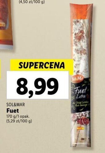 Lidl SOL&MAR Fuet 170 g oferta