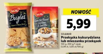 Lidl SOL&MAR Przekąska kukurydziana lub mieszanka przekąsek 100 g, 200 g oferta