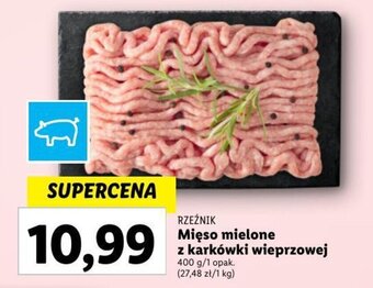Lidl RZEŹNIK Mięso mielone z karkówki wieprzowej 400 g oferta