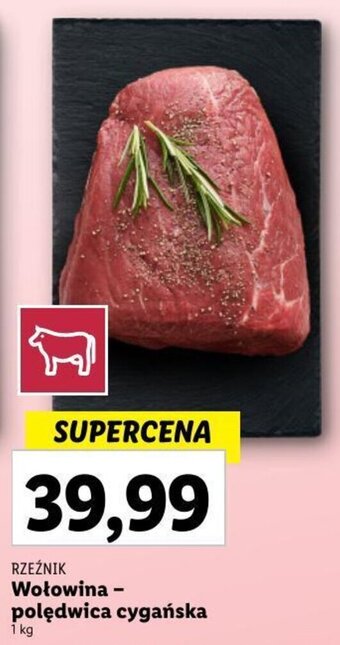 Lidl RZEŹNIK Wołowina - polędwica cygańska 1 kg oferta