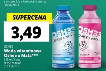 Lidl OSHEE Woda witaminowa Oshee x Mata 555ml oferta