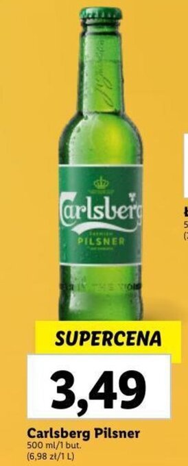 Lidl Carlsberg Pilsner 500ml oferta