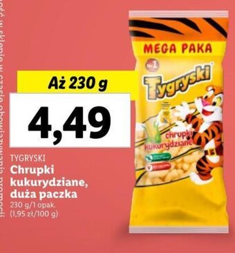 TYGRYSKI Chrupki kukurydziane 230g