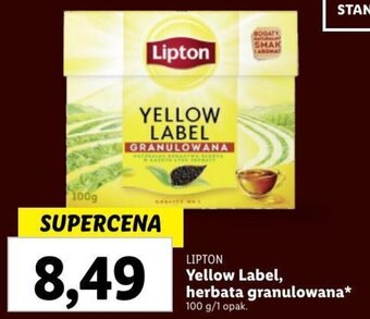 Lidl LIPTON Yellow Label herbata granulowana 100 g oferta