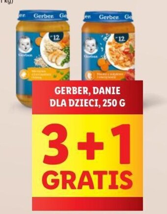 Lidl GERBER DANIE DLA DZIECI 250 G oferta