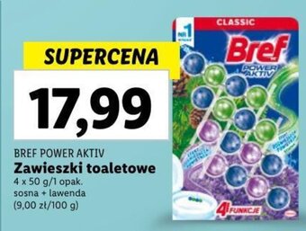 Lidl BREF POWER AKTIV Zawieszki toaletowe 4 x 50 g oferta