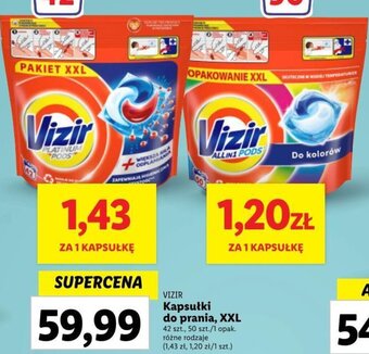 Lidl VIZIR Kapsułki do prania 42 szt. 50 szt. oferta