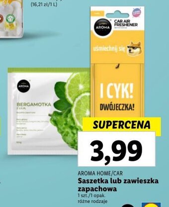 Lidl AROMA HOME/CAR Saszetka lub zawieszka zapachowa 1szt. oferta