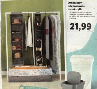 Lidl Organizery lub pokrowce na tekstylia oferta