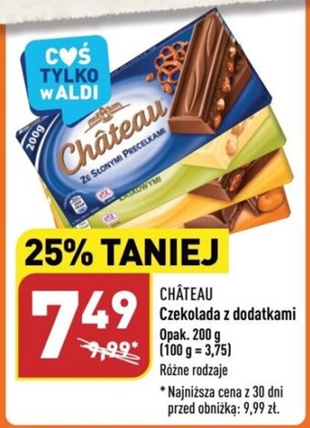 ALDI CHÂTEAU Czekolada z dodatkami 200 g oferta