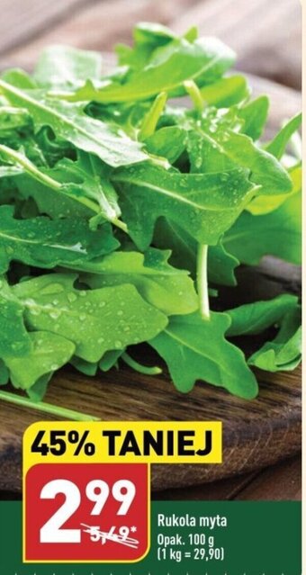 ALDI Rukola myta 100 g oferta