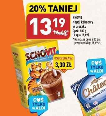 ALDI SHOVIT Napój kakaowy w proszku 800g oferta