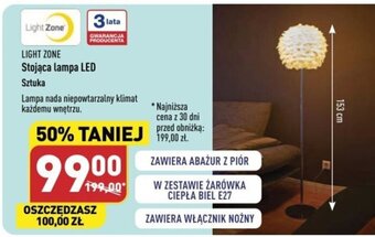ALDI LIGHT ZONE Stojąca lampa LED oferta