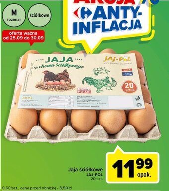 Carrefour Jaja ściółkowe 20 szt. oferta