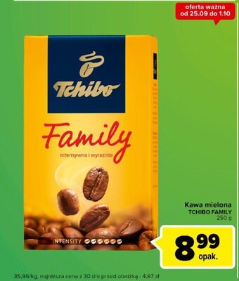 Carrefour Kawa mielona TCHIBO FAMILY 250 g oferta