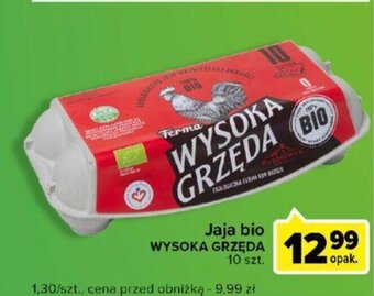 Carrefour Jaja bio WYSOKA GRZĘDA 10 szt. oferta