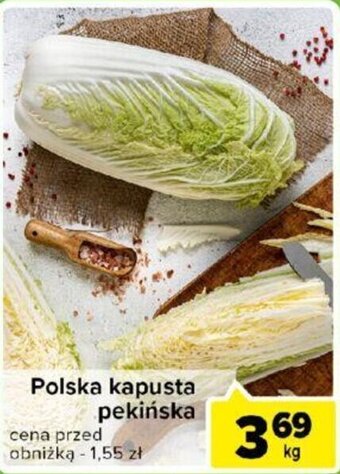 Carrefour Polska kapusta pekińska 1 kg oferta