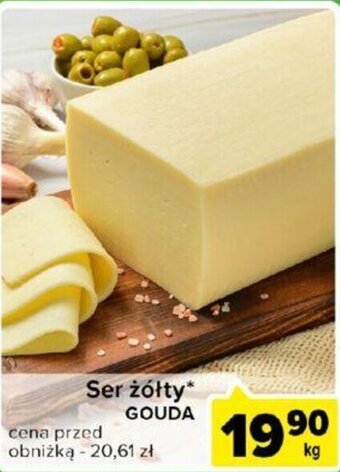 Carrefour Ser żółty GOUDA 1 kg oferta