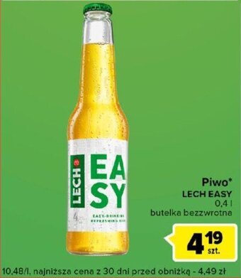 Carrefour Piwo LECH EASY 0,4 l oferta