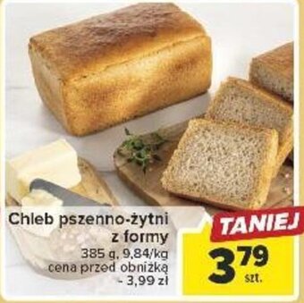 Carrefour Chleb pszenno-żytni z formy 385 g oferta