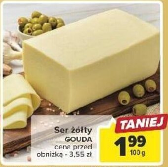 Carrefour Ser żółty GOUDA 100 g oferta