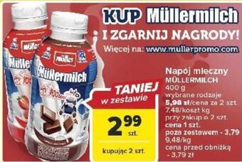 Carrefour Napój mleczny MÜLLERMILCH 400 g oferta