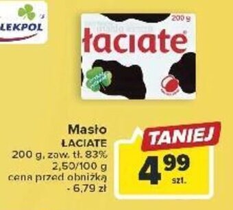 Carrefour Masło ŁACIATE 200 g oferta