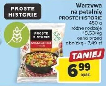 Carrefour Warzywa na patelnię PROSTE HISTORIE 450 g oferta
