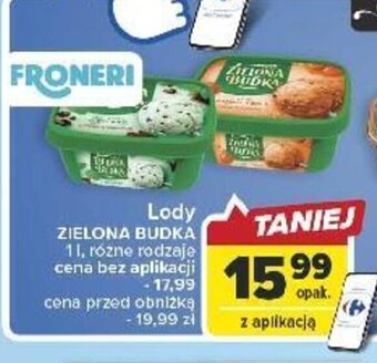 Carrefour Lody ZIELONA BUDKA 1 l oferta