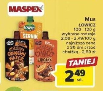 Carrefour Mus ŁOWICZ 100-120 g oferta