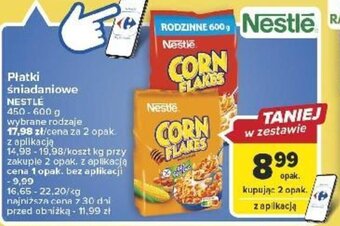 Carrefour Płatki śniadaniowe NESTLÉ 450-600 g oferta