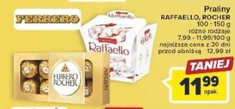 Carrefour Praliny RAFFAELLO, ROCHER 100-150 g oferta