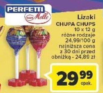 Carrefour Lizaki CHUPA CHUPS 10 x 12 g oferta